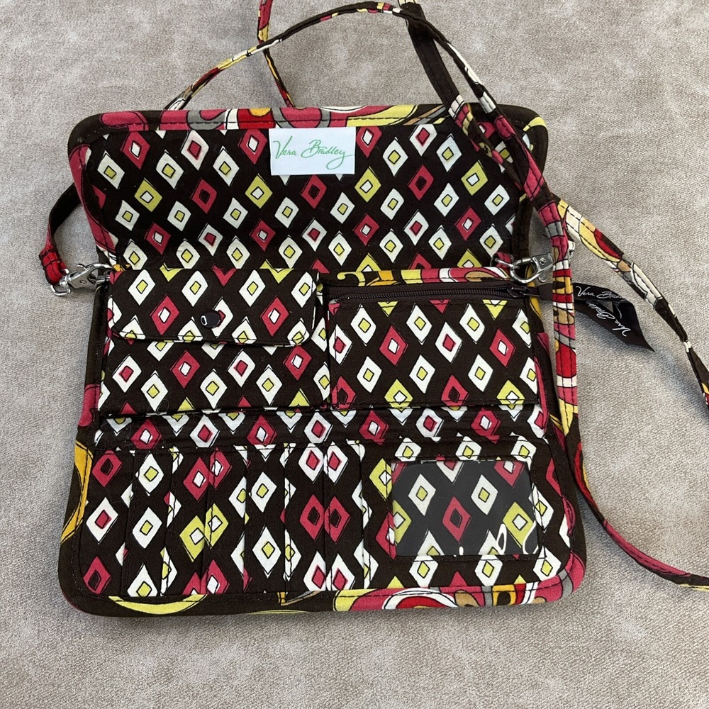 Vera Bradley‎ Wallet Crossbody Shoulder Bag Purse Card Money Holder